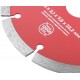 Диск отрезной алмазный сегментный (сухая и влажная резка) 125х2,1х7,5х22,2 мм (37262)