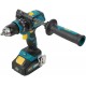 Дрель-Шуруповерт Акк. Бесщеточная; 20,0 В; 0-500/2000 об/мин; 100 Нм; Li-Ion 4,0 Ач; 2 ч.; рез. накл.; кейс (79904)