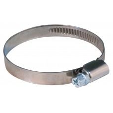 Хомут обжимной накатной, ширина 12 мм, нерж.сталь 60-80 мм (99347т)