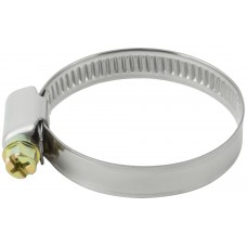 Хомут обжимной (нержавеющая сталь со сваркой) 26-44 мм (64282)