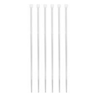 Хомуты, 180 x 3.6 мм, пластиковые, белые, 100 шт Сибртех (45525)