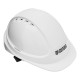 Каска защитная ударопрочная, ABS/PC, плавная регулировка, модель «Форвард» (К-05)белая Denzel (89204)