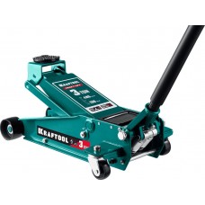 Домкрат подкатной 3 т, 130 - 465 мм с быстрым подъемом для СТО KRAFT-LIFT KRAFTOOL 43450-3