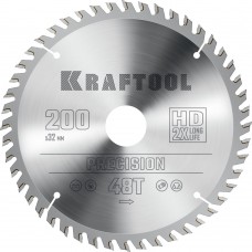 Пильный диск по дереву Precision, 200 х 32 мм, 48Т KRAFTOOL 36952-200-32