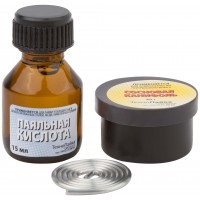 Набор для пайки № 1 ( припой ПОС-61 10 гр. ; канифоль сосновая 20 гр. ; кислота паяльная 15 мл )