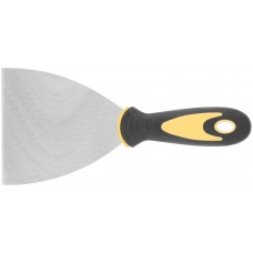 Шпатель, нерж.сталь, прорезиненная ручка 4 (100 мм) (06696)