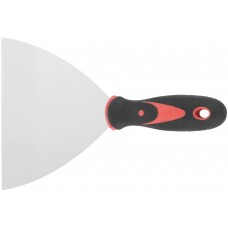 Шпатель, нерж.сталь, прорезиненная ручка 6 (150 мм) (06708)