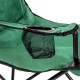 Стул складной с подлокотниками и подстаканником 81 х 51 х 86 см Camping Palisad (69608)