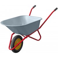 Тачка строительная, 90 л, грузоподъемность 120 кг (77607)