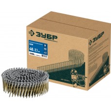 Гвозди барабанные CNW 40 x 2.1 мм, рифленые, 12600 шт ЗУБР 305382-40