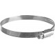 Хомут червячный Х-9Н 60 - 80 мм, накатная лента 9 мм, цинк, 50 шт ЗУБР 37807-80