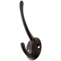 Крючок-вешалка двойной, черный (66874)