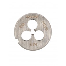 Плашка круглая резьбонарезная HSS, DIN 223 B (DIN EN 22568), M3 x 0.5, 20 x 5 (ZA-10401)