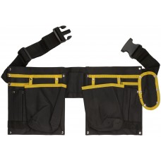 Пояс для инструмента двойной, полиэстер, 12 отделений, 520 х 250 мм