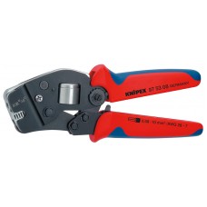 Пресс-клещи для контактных гильз DIN 46228 1+4 0.08-10 мм? 2?4 мм? обжим квадрат торцевые 1 гнездо длина 190 мм KN-975308