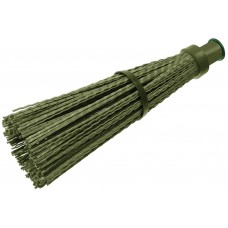 Пластиковая метла круглая с фиксирующим ободом 440 х 190 мм полипропилен коническое резьбовое соединение СИБИН 39223_z01