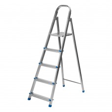 Стремянка, 5 ступеней, стальная, оцинкованная Сибртех (97837)