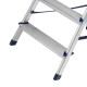 Стремянка двусторонняя 5 ступеней, алюминиевая, Сибртех (97925)