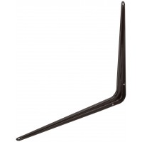 Уголок-кронштейн коричневый 300х350 мм (0,9 мм) (66073)