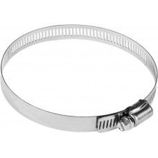 Нержавеющий хомут НХ-12П, 91 - 114 мм, просечная лента 12.7 мм, 50 шт ЗУБР Профессионал 37815-091-114-50