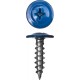 Саморез с пресс-шайбой 25 х 4.2 мм, синий насыщенный, 400 шт ЗУБР ПШМ 5005 300191-42-025-5005