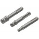 Адаптеры под головки с хвостовика SDS-PLUS, набор 3 шт. , легированная сталь (57955)