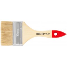 Кисть флейцевая, натур. щетина, 55% топс, лакиров.ручка, ширина 75 мм (30-0015)