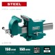 Тиски слесарные стальные 150 мм STEEL KRAFTOOL 32701-150