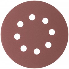 Круги шлифовальные с отверстиями (липучка), алюминий-оксидные, 125 мм, 5 шт. Р 400 (39841М)