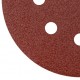 Круги шлифовальные с отверстиями (липучка), алюминий-оксидные, 125 мм, 5 шт. Р 60 (39783)
