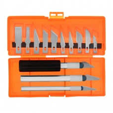 Набор резцов по дереву, пластмассовые рукоятки, 13 шт, Sparta (246165)