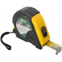 Рулетка прорезинен. корпус, тройной стопор 