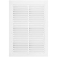 Вентиляционная решетка, пластиковая, 170 х 240 мм, с сеткой (75041)