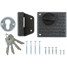 Замок накладной Зенит ЗН1-2, серебро (66941)