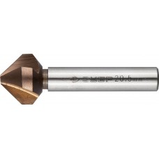 Конусный зенкер 20.5 x 63 мм, для раззенковки М10, кобальтовое покрытие Кобальт ЗУБР Профессионал 29732-10