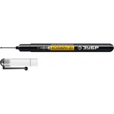 Перманентный маркер для отверстий Колибри-20 черный, наконечник L 20 мм, 2 мм ЗУБР 06328-2_z01