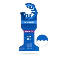 Полотно универсальное MULTICUT ВК8 23TPI, 45 x 50 мм, с твердосплавными зубьями: металл, твёрдое дерево, кирпич ЗУБР StarQuick 15576-45-50
