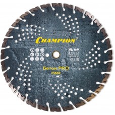 Диск алмазный CHAMPION бетон PRO 350/25,4/10 Heavyсut (ж/б, старый бетон, железо) (C1602)