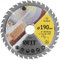 Диск пильный для циркулярных пил по дереву, спец. форма зуба 190 х 30/20 х 36Т (37691)