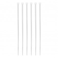 Хомуты, 200 x 3.6 мм, пластиковые, белые, 100 шт Сибртех (45527)