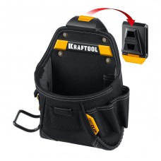 Сумка поясная 240 х 250 мм с быстросъёмным креплением FastClip KP-6 KRAFTOOL 38775