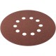 Круги шлифовальные с отверстиями (липучка), алюминий-оксидные, 225 мм, 5 шт. Р 36 (39891)