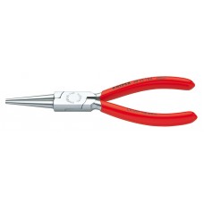 Круглогубцы, губки без насечек 41 мм, длина 160 мм, хром, обливные ручки (KN-3033160)