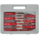 Отвертки изолированные 1000 В, CrV сталь, пластик. ручки, пластиковый кейс, набор 8 шт.+ 1 индикаторная (56127)