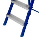 Стремянка, 4 ступени, стальной профиль, алюминиевые ступени Сибртех (97954)