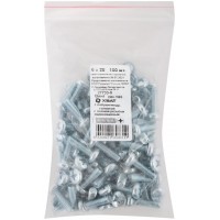 Винт с полуцилиндрич. головкой с полной резьбой оцинков. DIN 7985 6х20 100 шт Фасовка (27733-0)