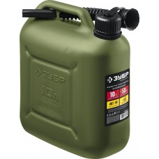 Канистра пластиковая усиленная 10 л ЗУБР Профессионал 38365-10