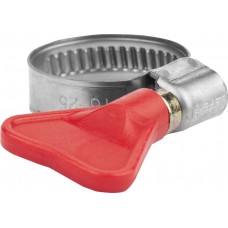 Хомут нержавеющий Бабочка 12 - 20 мм, накатная лента 9 мм, 200 шт ЗУБР Профессионал 37835-12-20-200