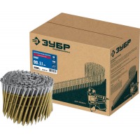 Гвозди барабанные CNW 90 x 3.1 мм, рифленые оцинкованные, 3600 шт ЗУБР 305383-90