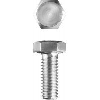 Болт M5 x 12 мм, кл. пр. 5.8, цинк, 5 кг, ГОСТ 7798-70 ЗУБР 303080-05-012